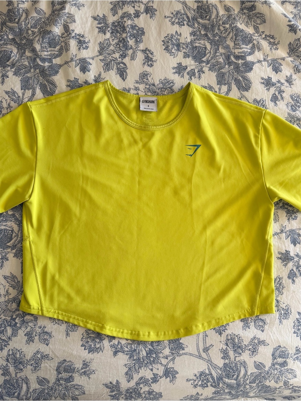 Gymshark Neon Yellow Performance Crop Top
